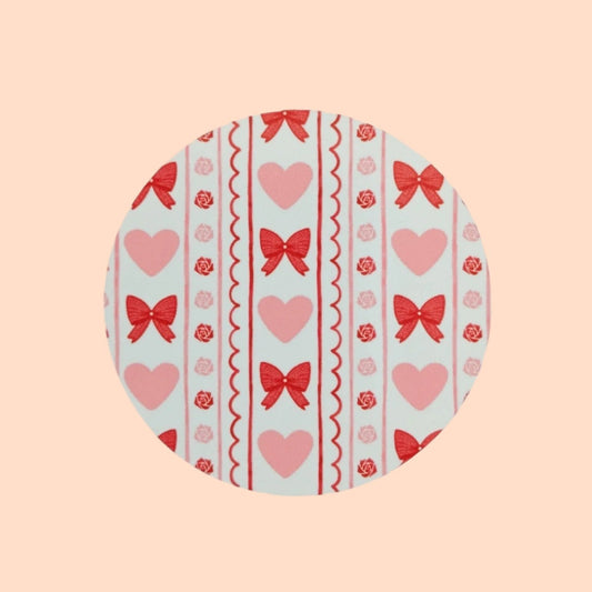 Coquette Bow Vday Valentines Day / Hardboard Add on