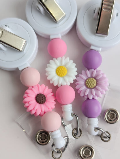 NEW Flower / Interchangeable Badge Reel