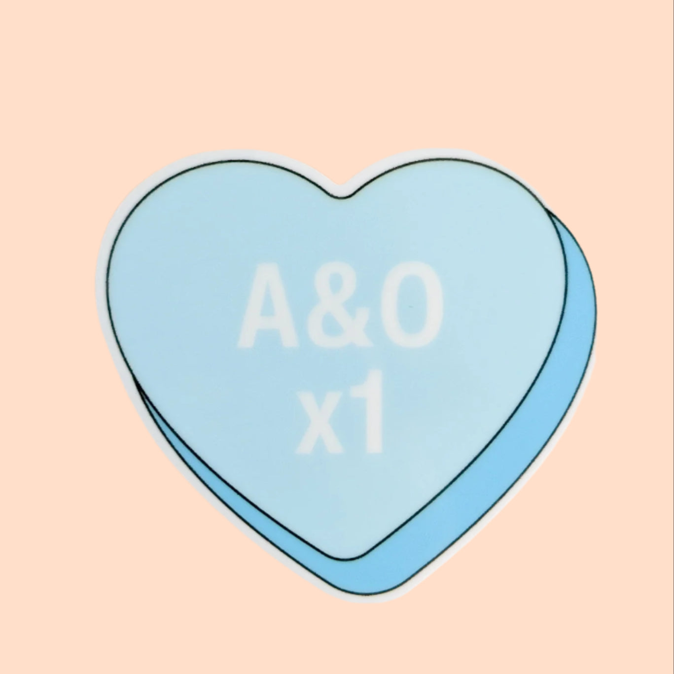 A&O x1 Candy Heart / PLASTIC Add on