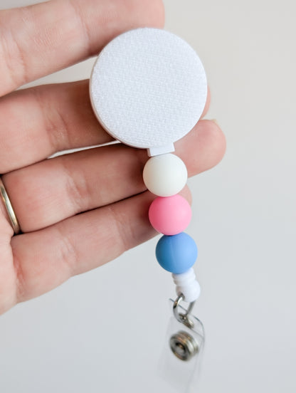 NEW Labor Delivery Birth NICU Baby Interchangeable Badge Reel