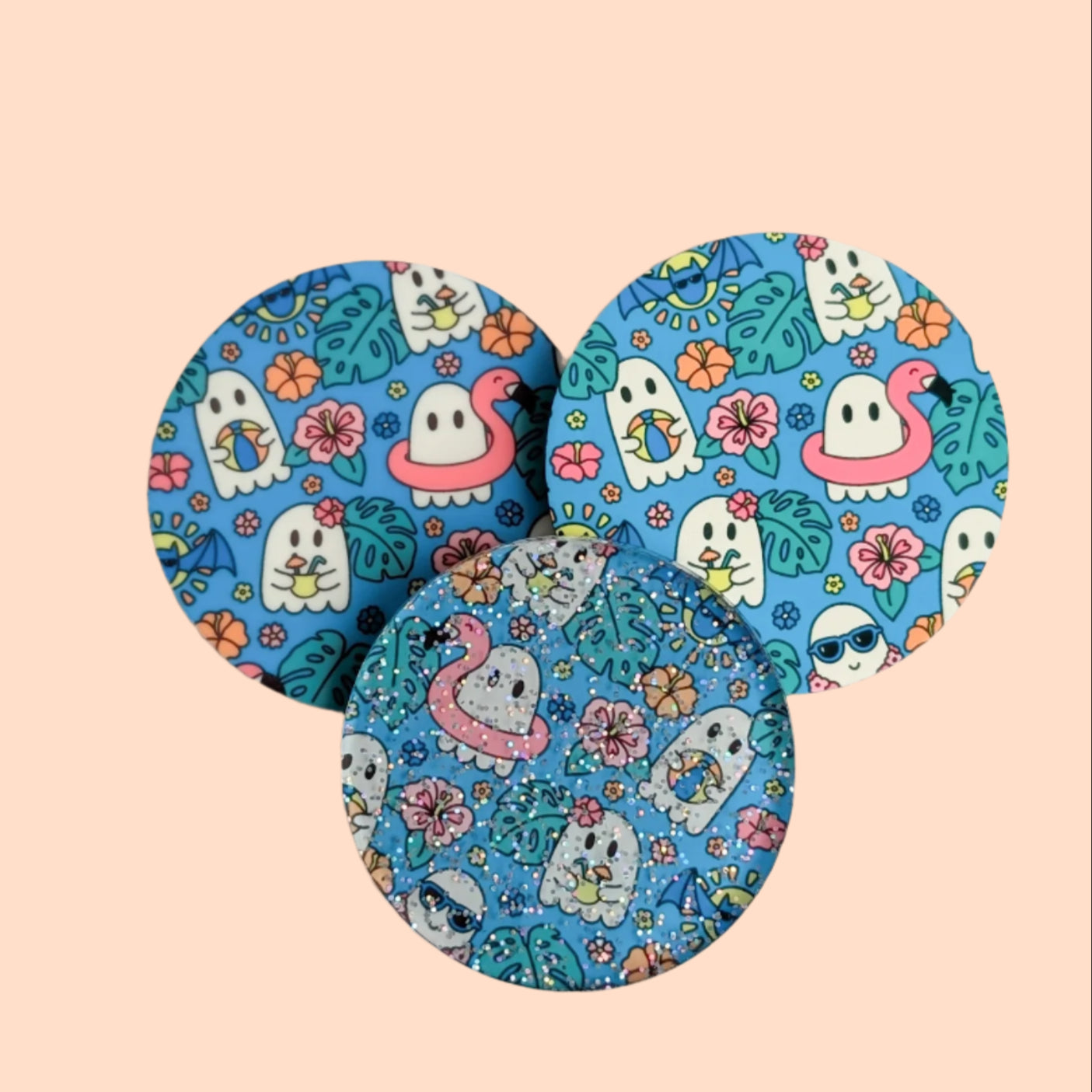 Summer Ghost / PATTERNED HARDBOARD Add on