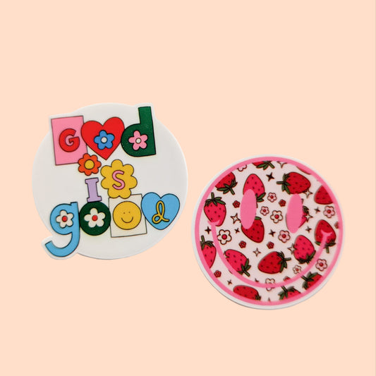 God Is Good Smile Strawberry /  PLASTIC Add on