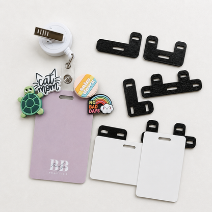 3D printed badge topper adapter for interchangeable badge reel charms