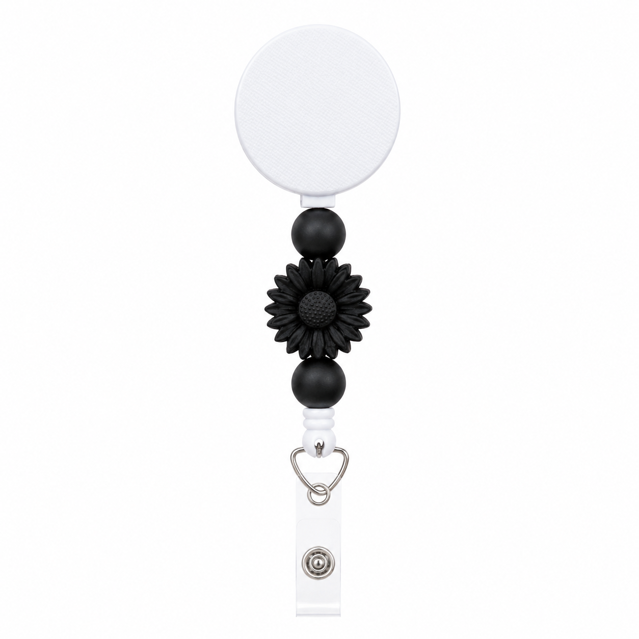 Midnight Daisy | Interchangeable Badge Reel