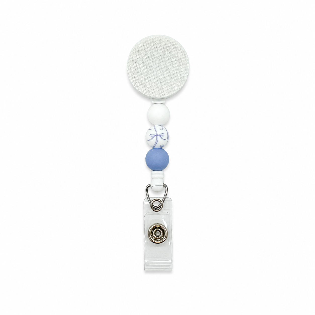 Blue Bow | Interchangeable Badge Reel