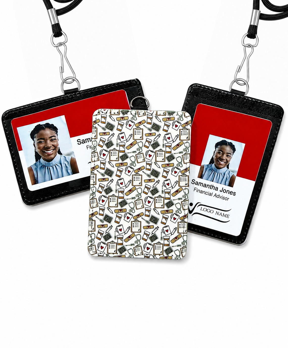Coffee and Medical Supplies | ID Badge Holder