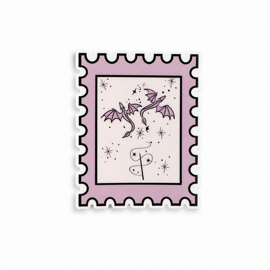 Era Speak Now plastic add-on with pink dragon design for compatible interchangeable badge reel bases