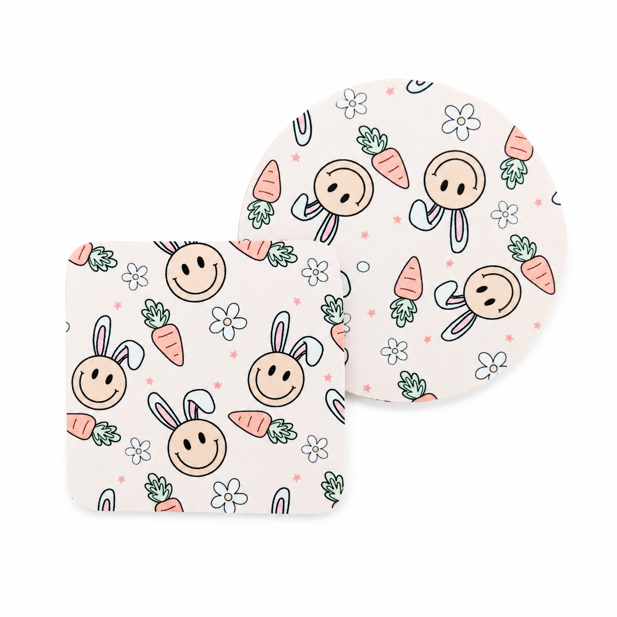 Happy Bunny Faces | Hard Board Add-On