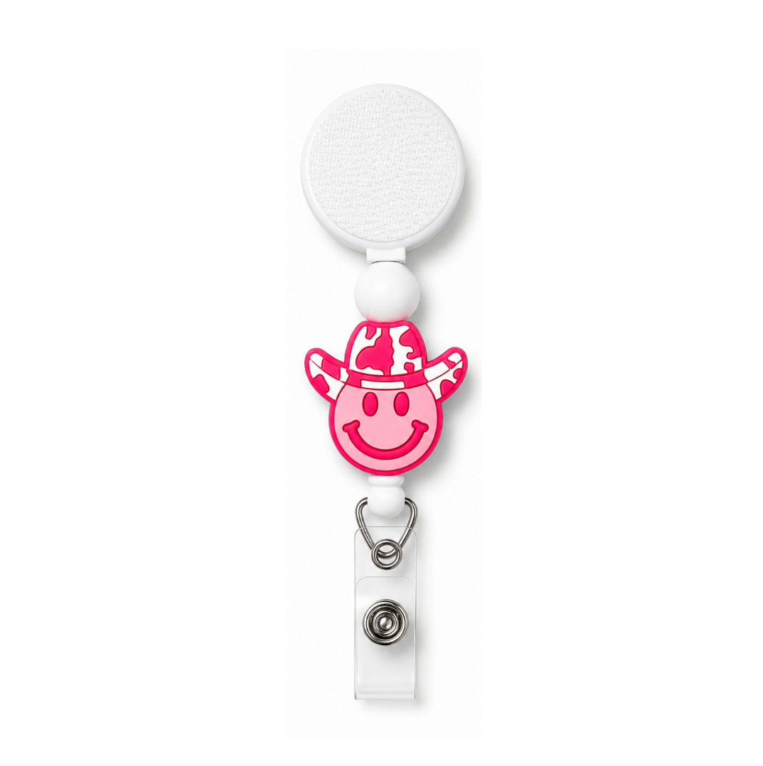 Howdy Smile | Interchangeable Badge Reel