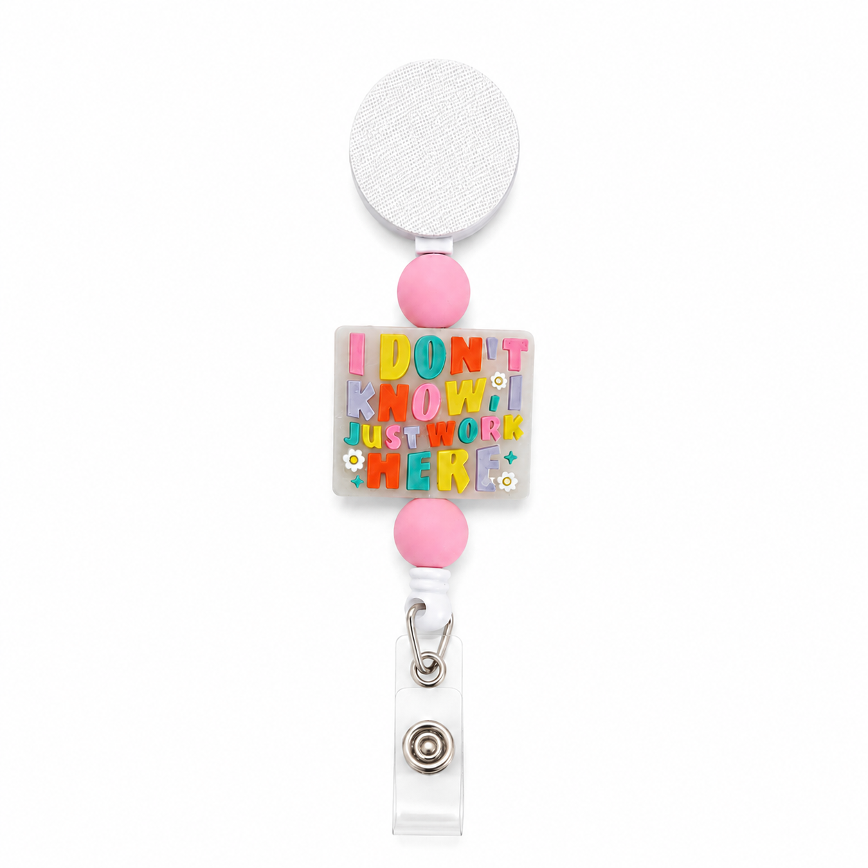 Motivational & Funny Quote | Interchangeable Badge Reel