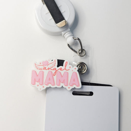 Badge Topper / CHARM COLLECTION  - Angel Mama / infant loss - Charm Only
