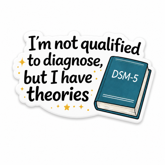 I’m not qualified to diagnose plastic add-on with DSM-5 book design for compatible interchangeable badge reel bases
