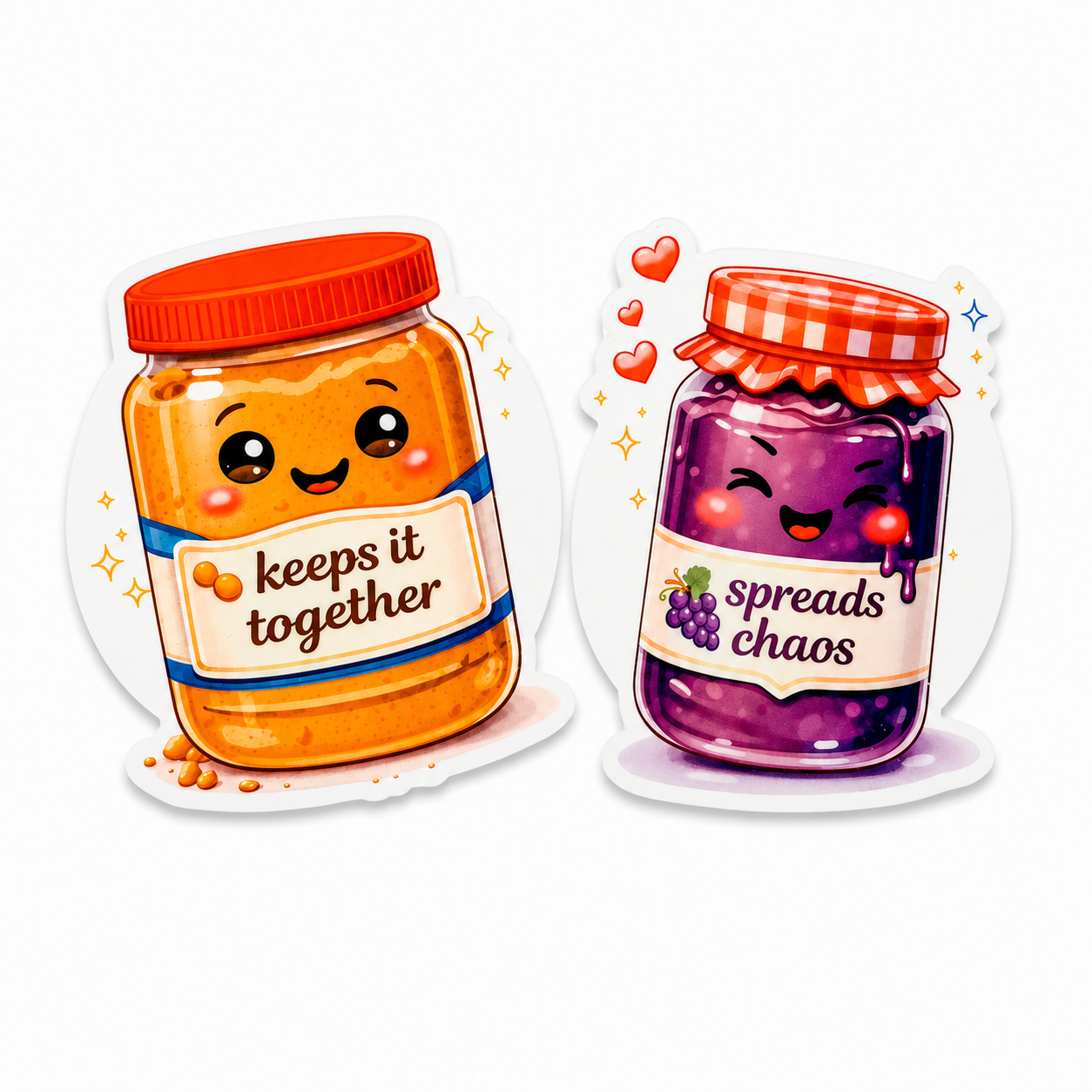 Cute matching drink-themed plastic add-on set for badge reels featuring hydration and refill humor designs