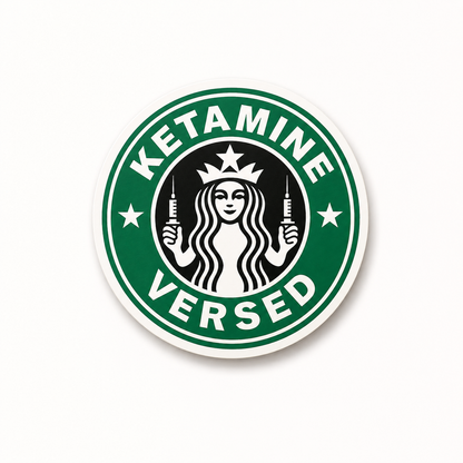 Ketamine Versed plastic add-on for compatible interchangeable badge reel bases
