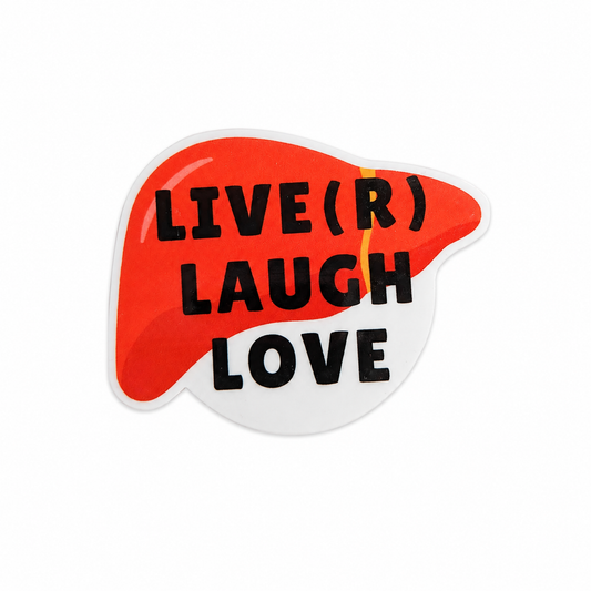 LIVE(R) LAUGH LOVE plastic add-on featuring a respiratory therapy inspired lung design compatible with interchangeable badge reel bases