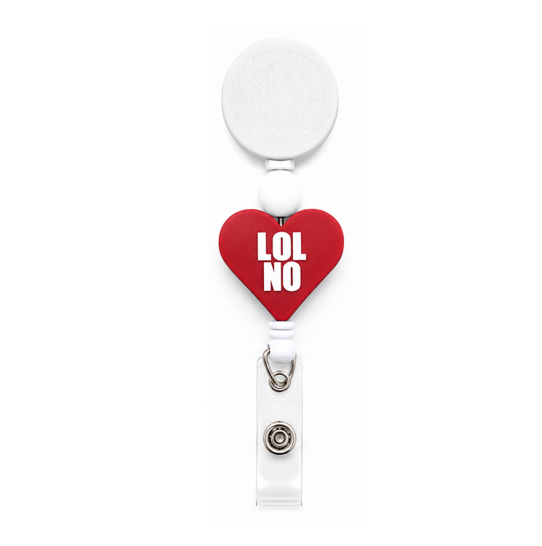 Heart Sarcasm | Interchangeable Badge Reel