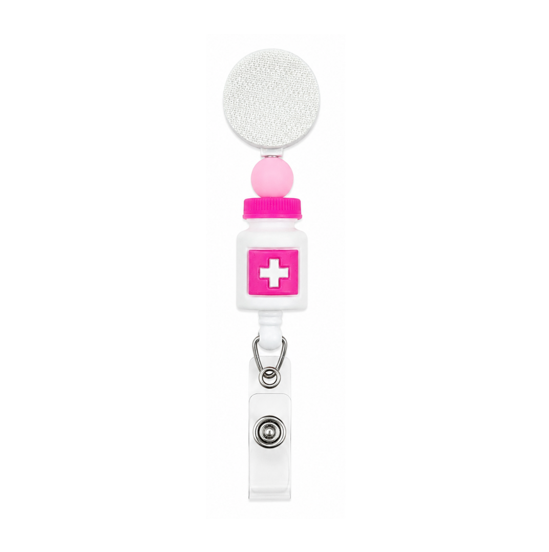 Medicine Bottle | Interchangeable Badge Reel