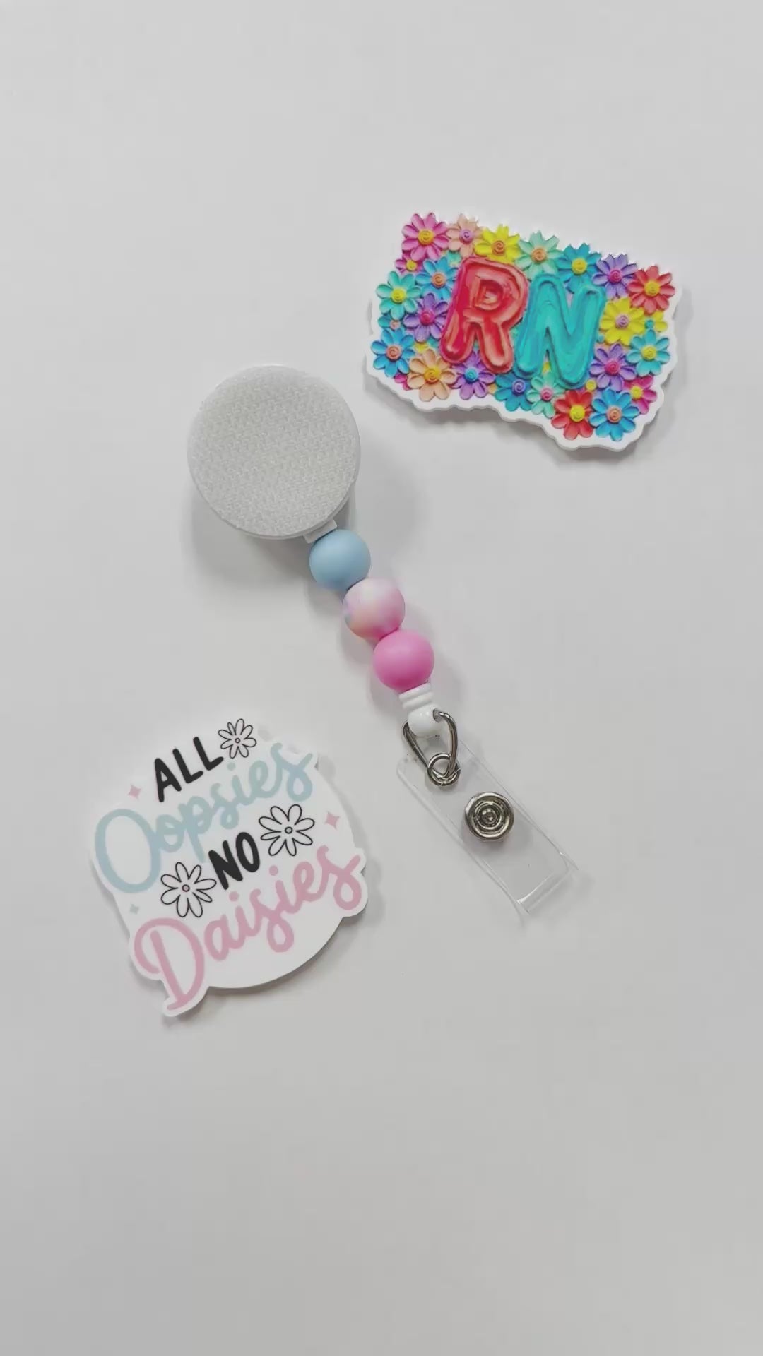 Video demonstrating how to attach and use a plastic add-on or hardboard add-on with an interchangeable badge reel.