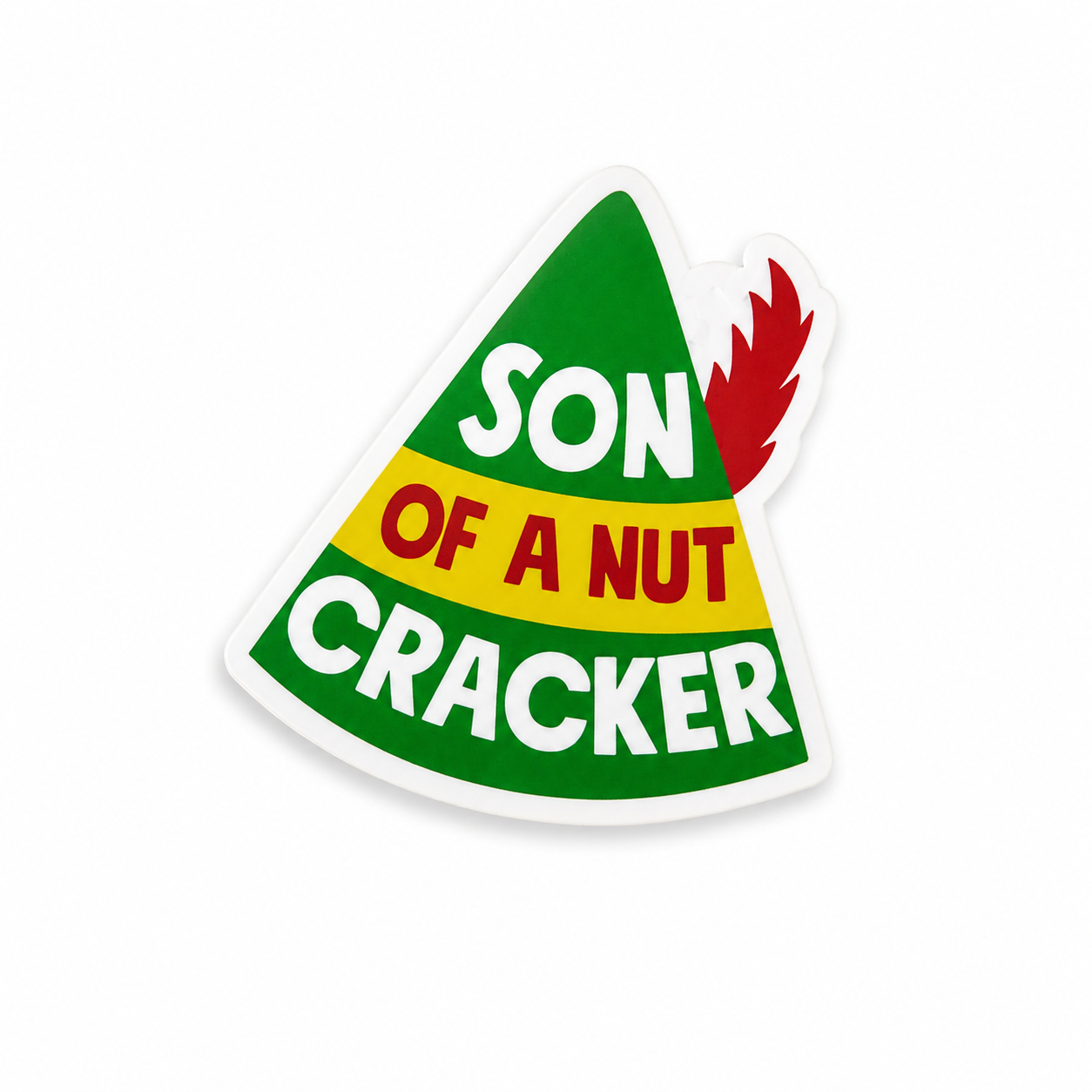 Son of a Nutcracker plastic add-on for compatible interchangeable badge reel bases