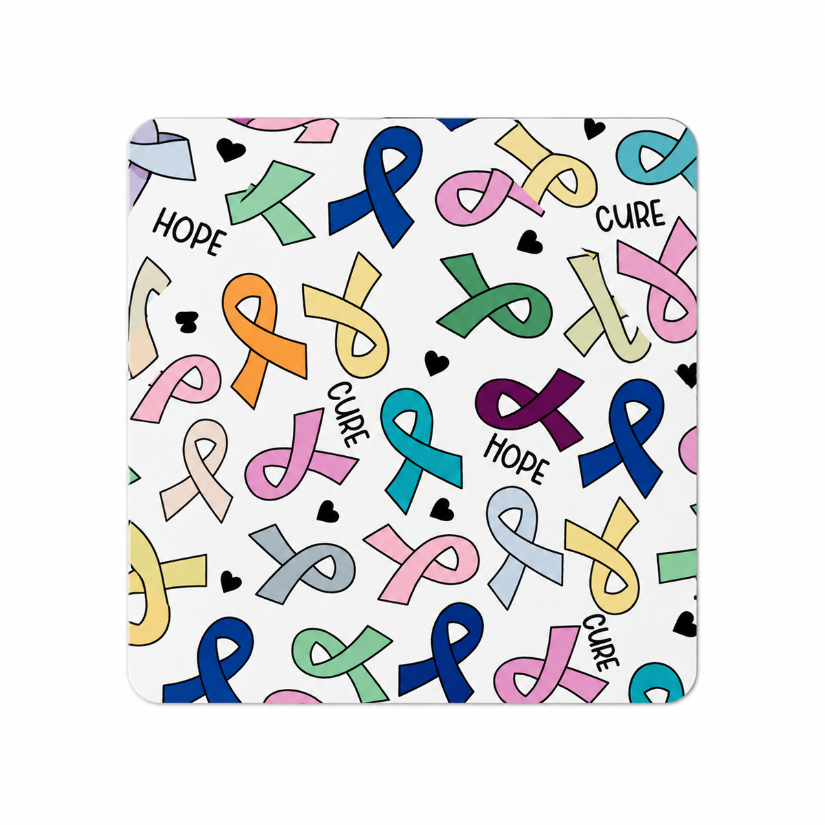 Cancer Awareness Ribbon | Hard Board Add-On
