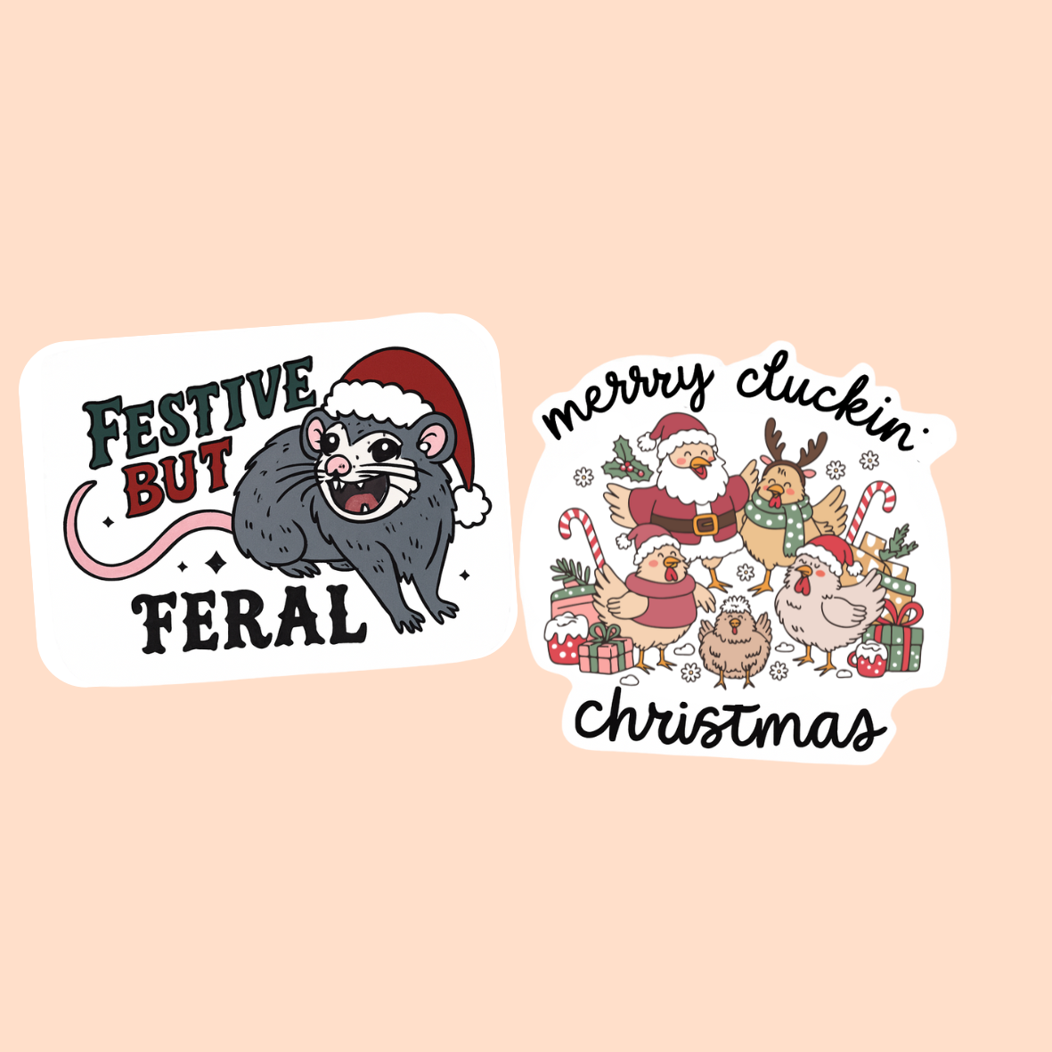 Animal Christmas /  PLASTIC Add on