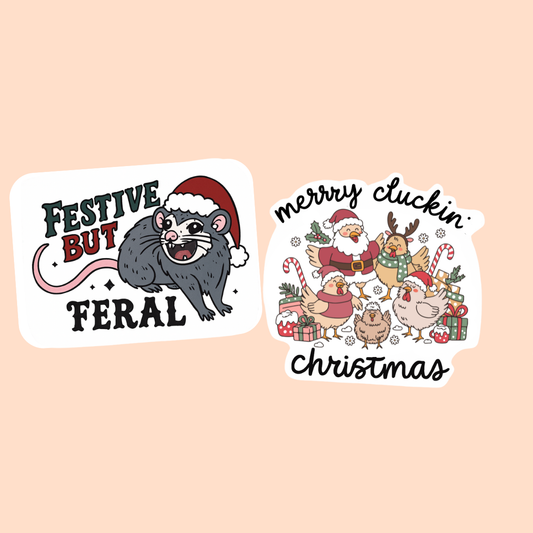 Animal Christmas /  PLASTIC Add on