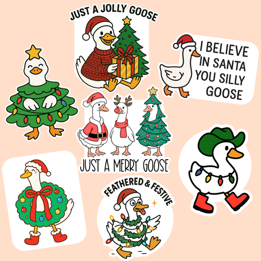 Goose Christmas /  PLASTIC Add on