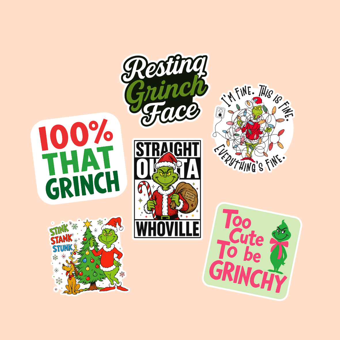 Mean Green Christmas /  PLASTIC Add on