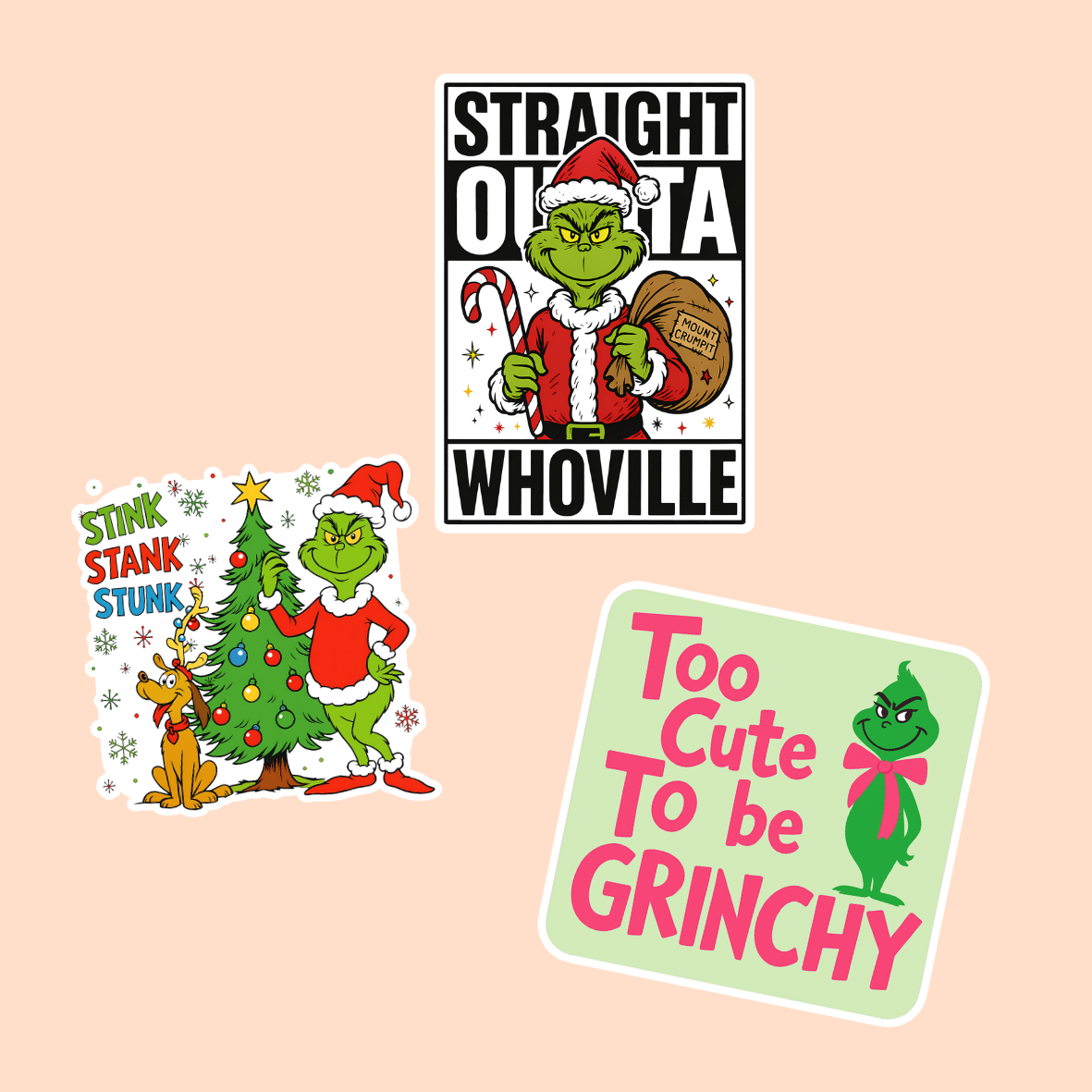 Mean Green Christmas /  PLASTIC Add on