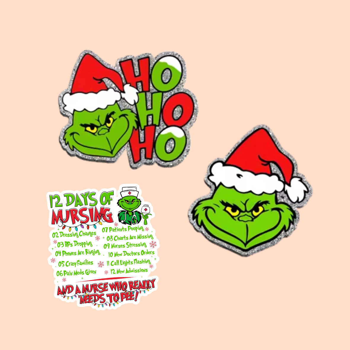 Mean Green Christmas 2 /  PLASTIC Add on