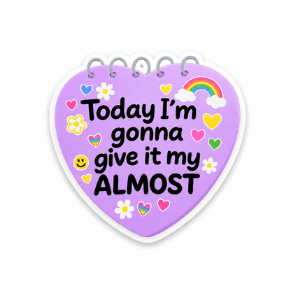 Today I’m gonna give it my ALMOST plastic add-on for compatible interchangeable badge reel bases with pastel rainbow design
