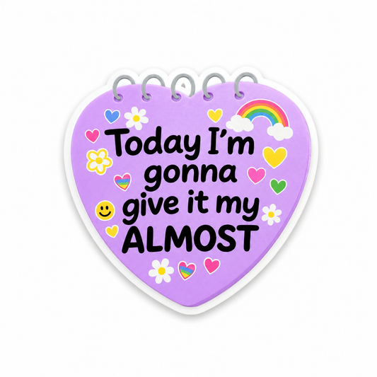 Today I’m gonna give it my ALMOST plastic add-on for compatible interchangeable badge reel bases with pastel rainbow design

