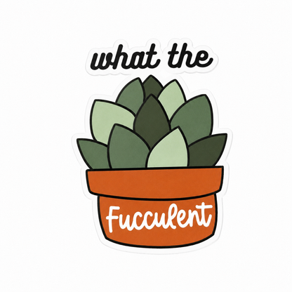 what the fucculent plastic add-on with green succulent in terracotta pot, compatible with interchangeable badge reel bases.