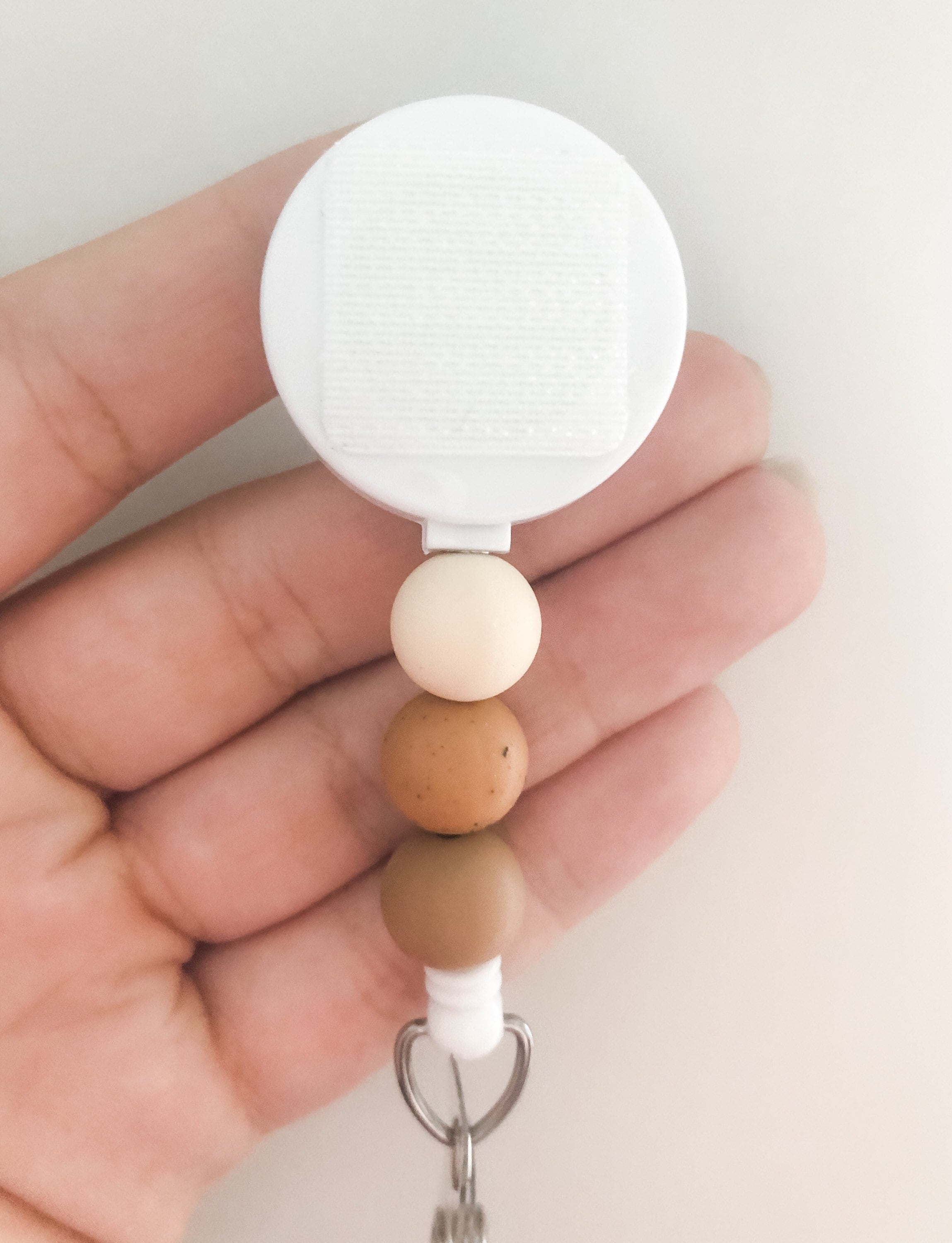 Decorative LATTE Interchangeable Badge Reel