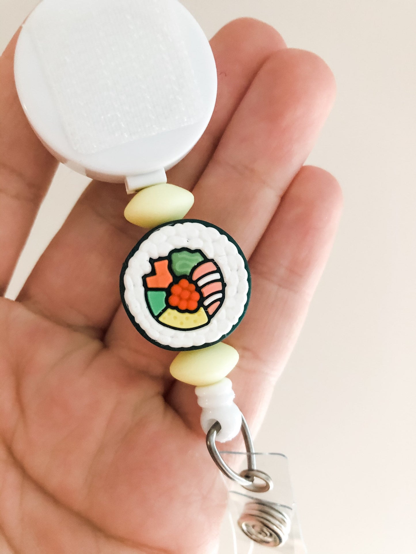 Sushi / Donut Interchangeable Badge Reel