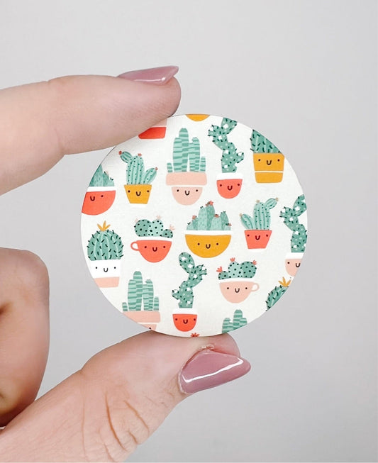 Potted Cactus Boho / Hardboard Add on