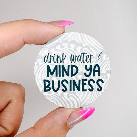 Drink Water Mind YA Business / Hardboard Add on / 2A36