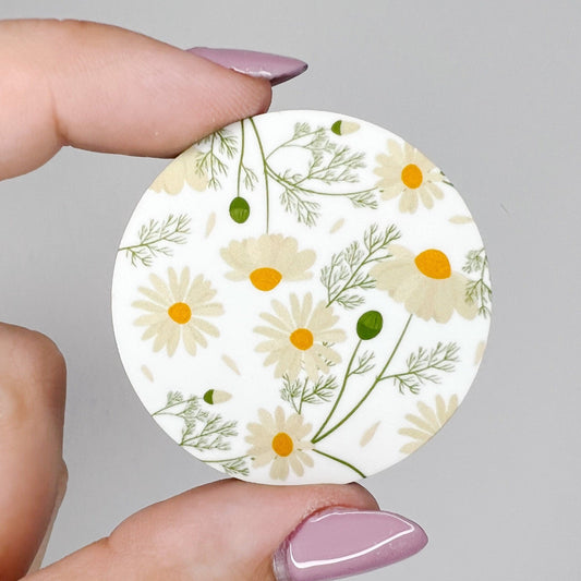White Daisy / Floral  / Hardboard Add on/ 1B15