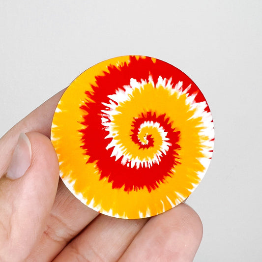 Tie Dye Red Yellow / KC Chiefs / Hardboard Add on