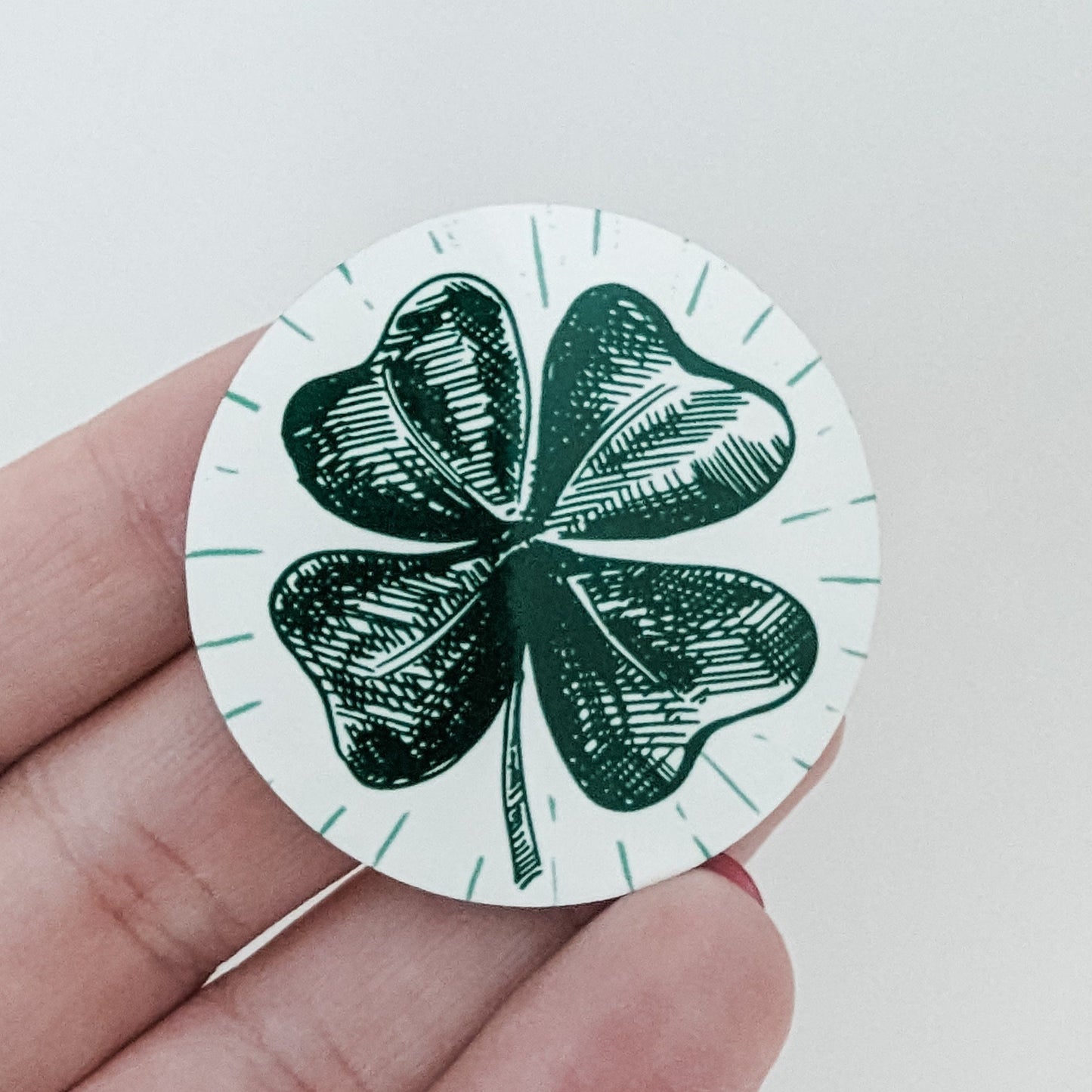 Four Leaf Clover  / ST PATS / Hardboard Add on / 3A21