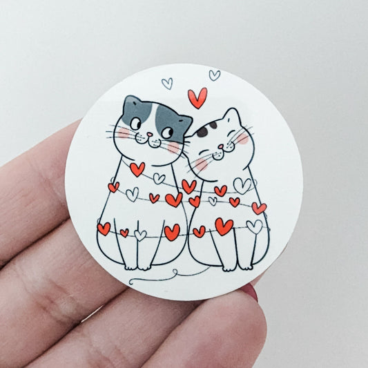 Cats  / VALENTINES DAY / Hardboard Add on / 3A10