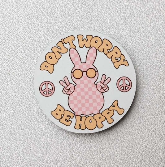 Don't Worry Be Hoppy / EASTER / Hardboard Add on / 4A11