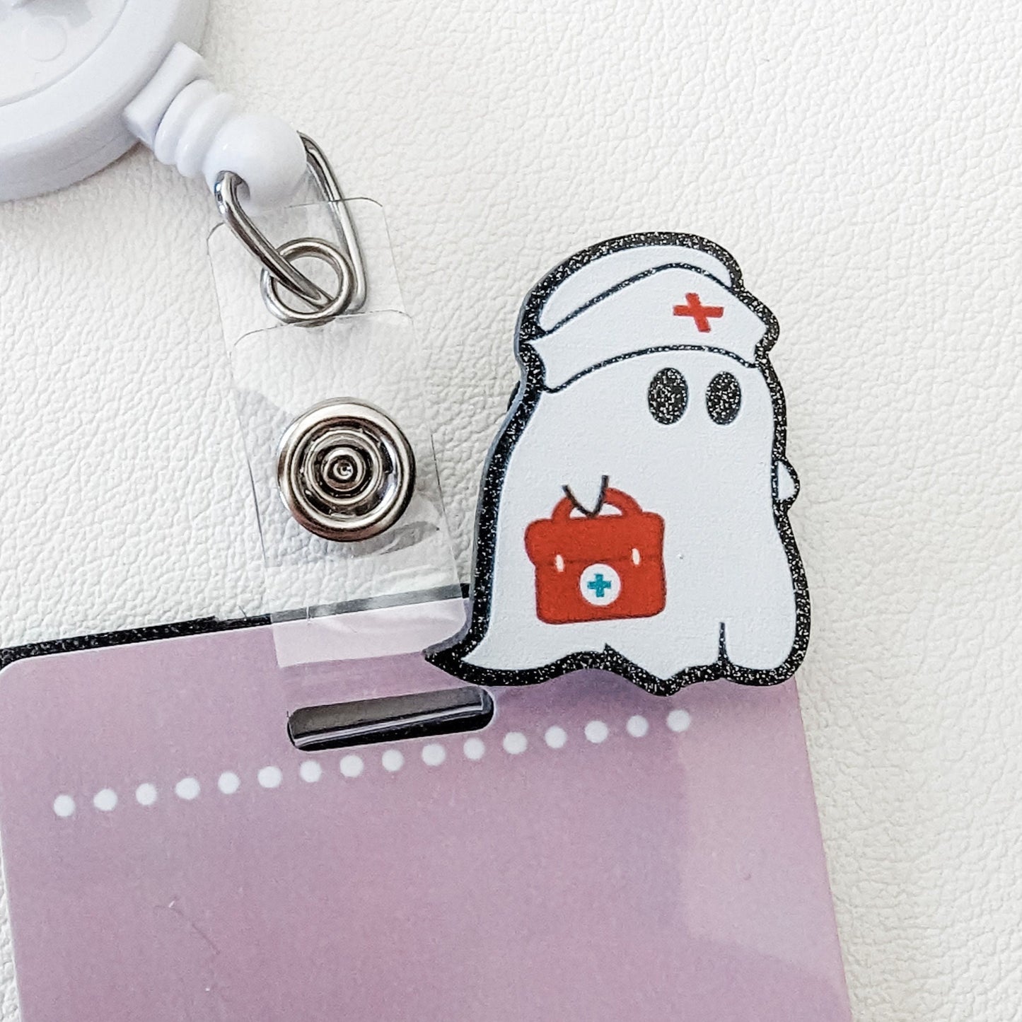 Badge Topper / CHARM COLLECTION - Nurse Ghost- Charm Only / 1C7