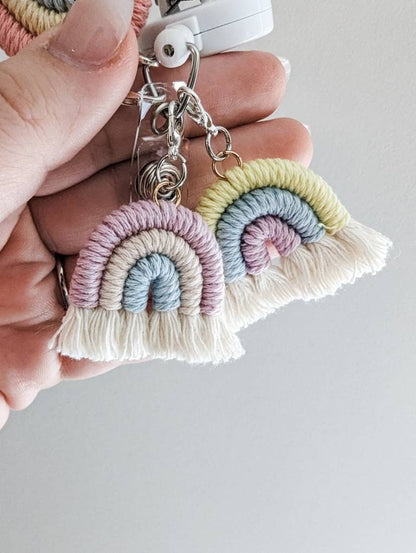 Macrame Rainbow /  Charm