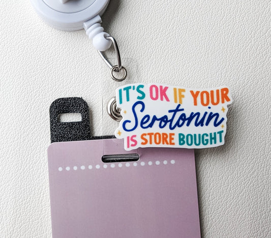 Badge Topper / CHARM COLLECTION - Mental Health Serotonin- Charm Only