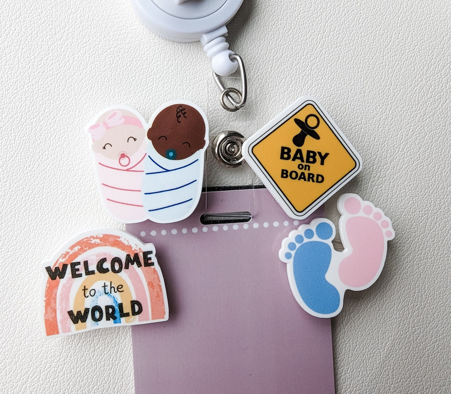 Badge Topper / CHARM COLLECTION - Labor Delivery Mother Baby - Charm Only / 2C31