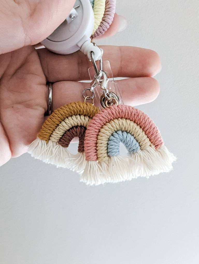 Macrame Rainbow /  Charm