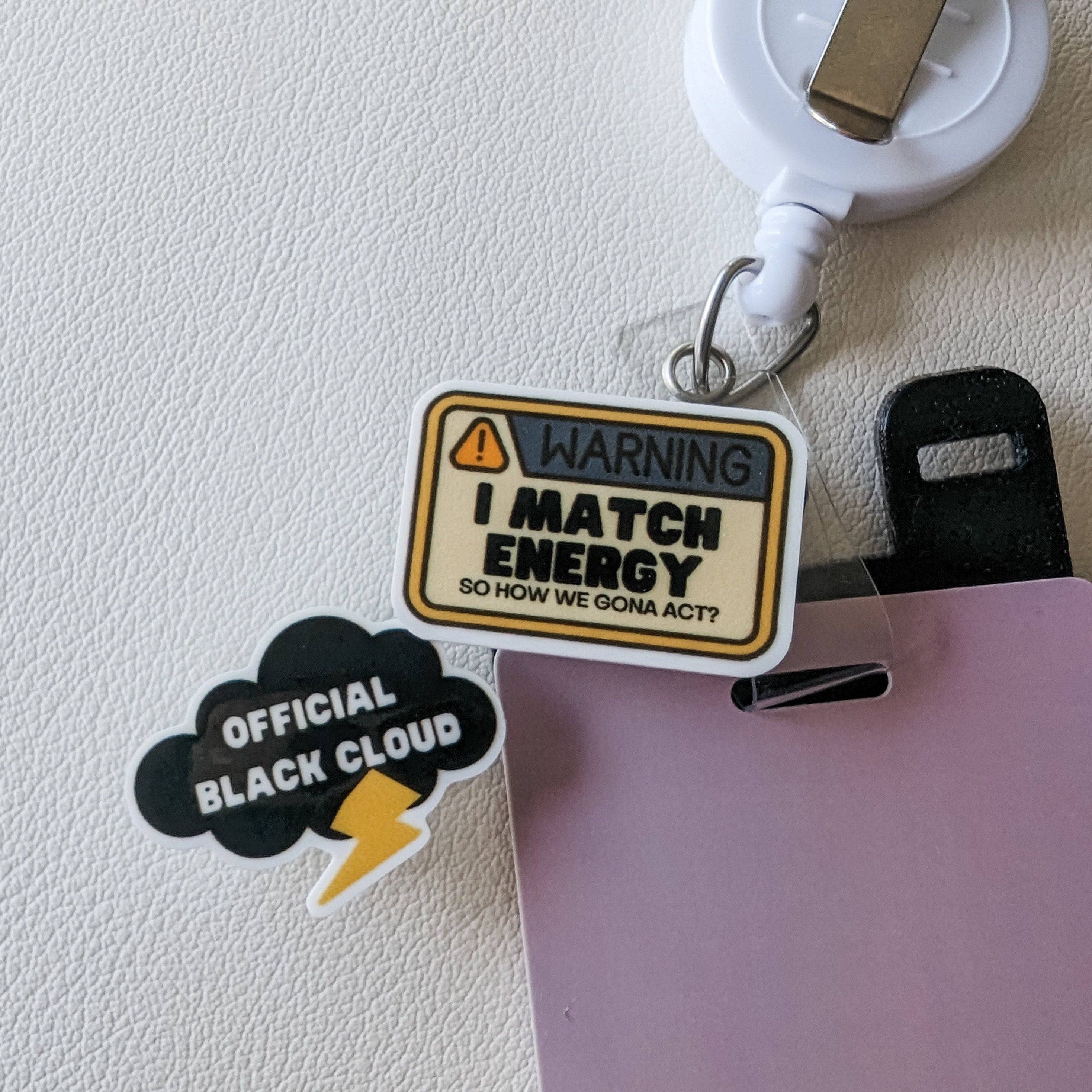 Badge Topper / CHARM COLLECTION  - Vibe Check - Charm Only