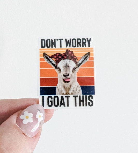 Don't Worry I GOAT this  / PLASTIC Add on / 14C18