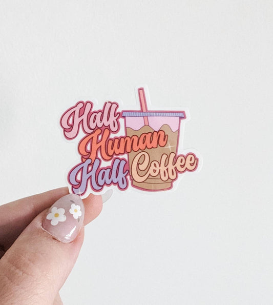 Half Coffee Half Human    / PLASTIC Add on / 14C37